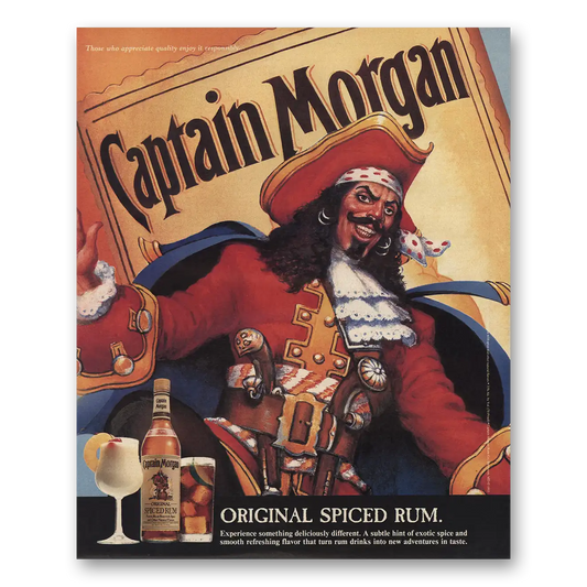 1994 Captain Morgan Rum Original Spiced Rum Vintage Magazine Print Ad