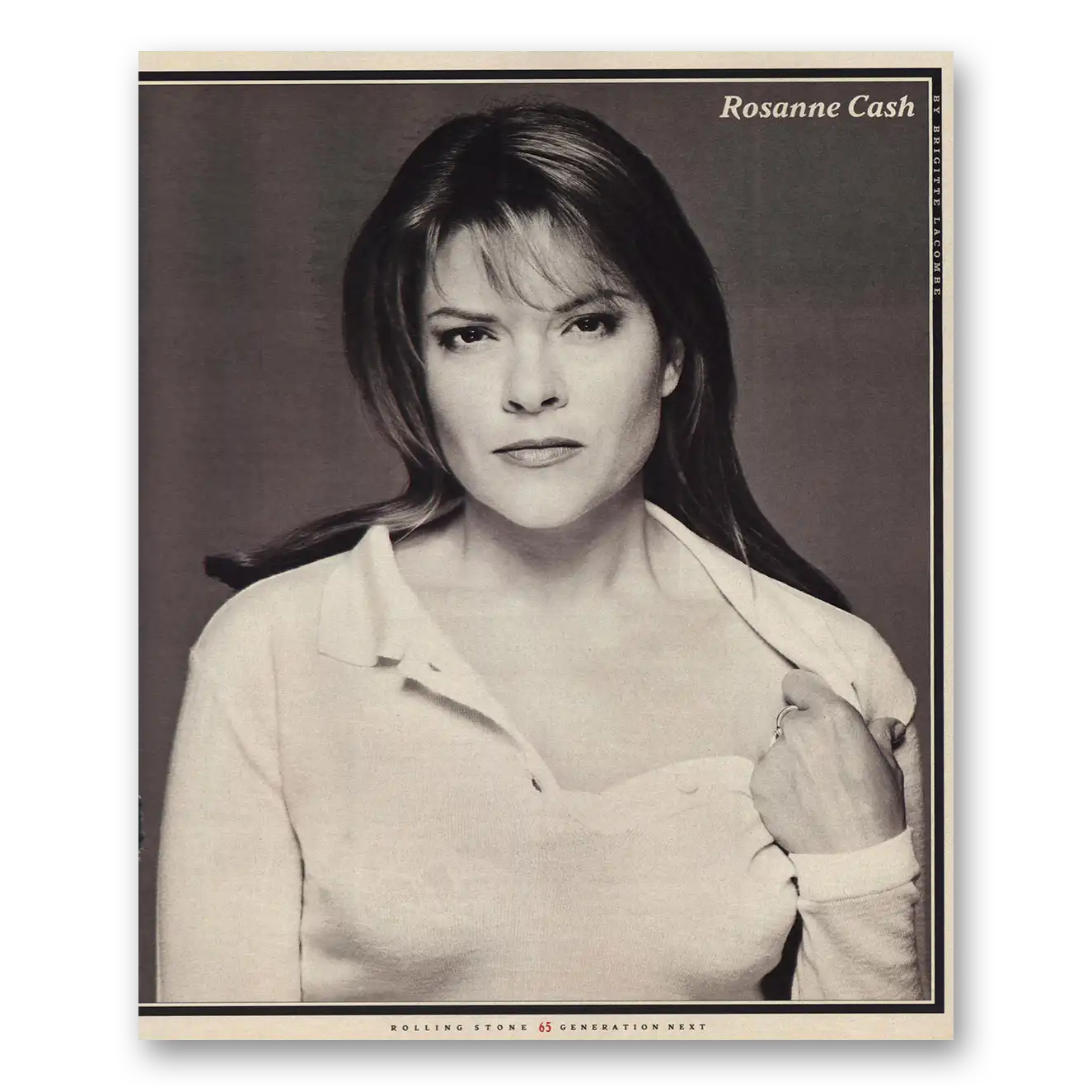 1994 Rosanne Cash Promo Generation Next Rosanne Cash Vintage Magazine Print Ad