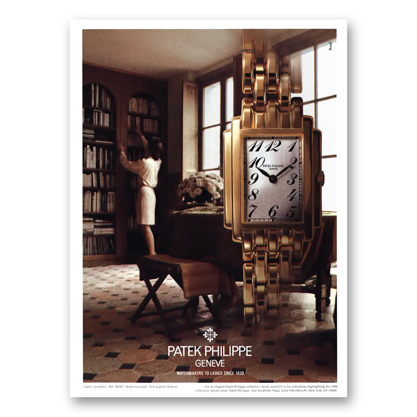 1995 Patek Philippe Watch Watchmakers to Ladies Vintage Magazine Print Ad