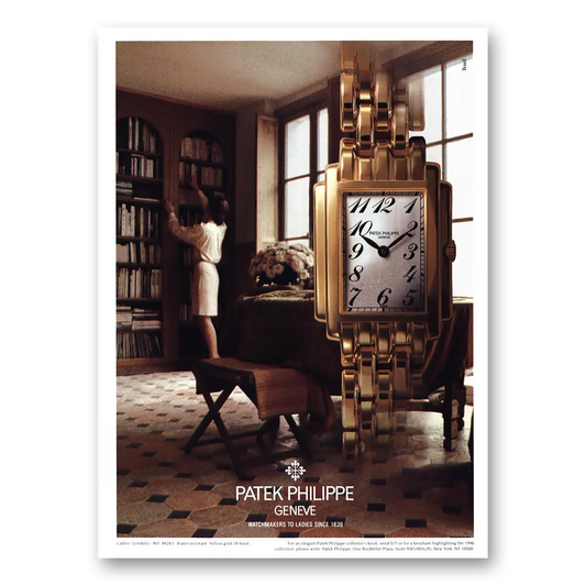 1995 Patek Philippe Watch Watchmakers to Ladies Vintage Magazine Print Ad