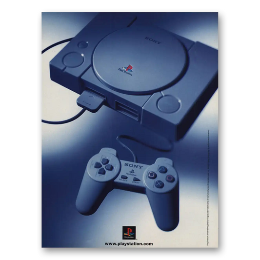 1997 Playstation  Vintage Magazine Print Ad