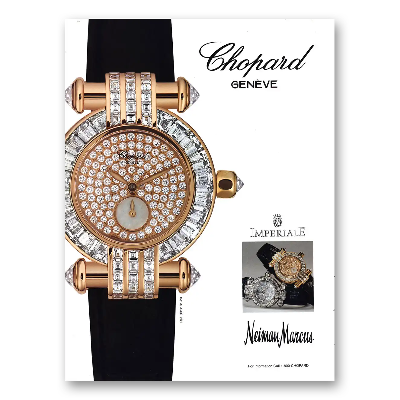 1998 Chopard Geneve Watch Chopard Geneve Watch Imperiale Vintage Magazine Print Ad