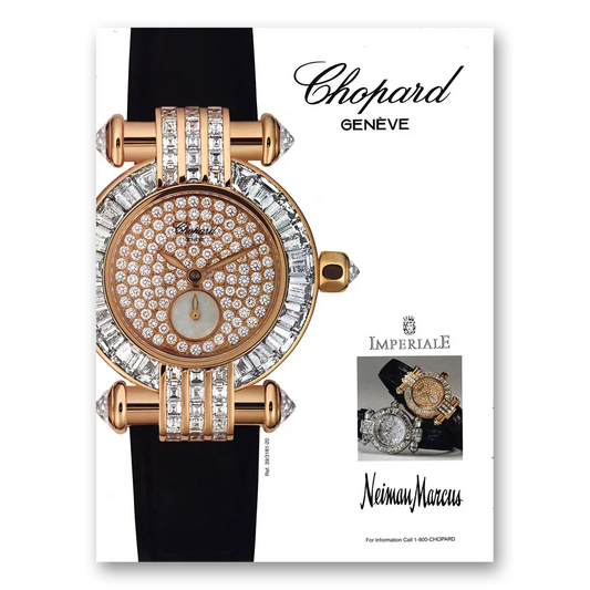 1998 Chopard Geneve Watch Chopard Geneve Watch Imperiale Vintage Magazine Print Ad