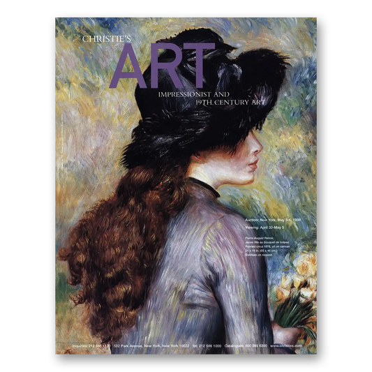 1998 Christies Art Impressionist and 19th Century Vintage Magazine Print Ad