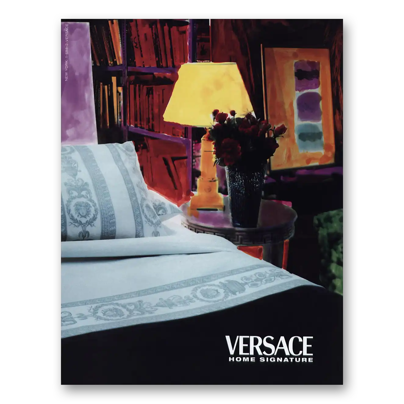 1998 Versace Home Signature Home Signature Vintage Magazine Print Ad