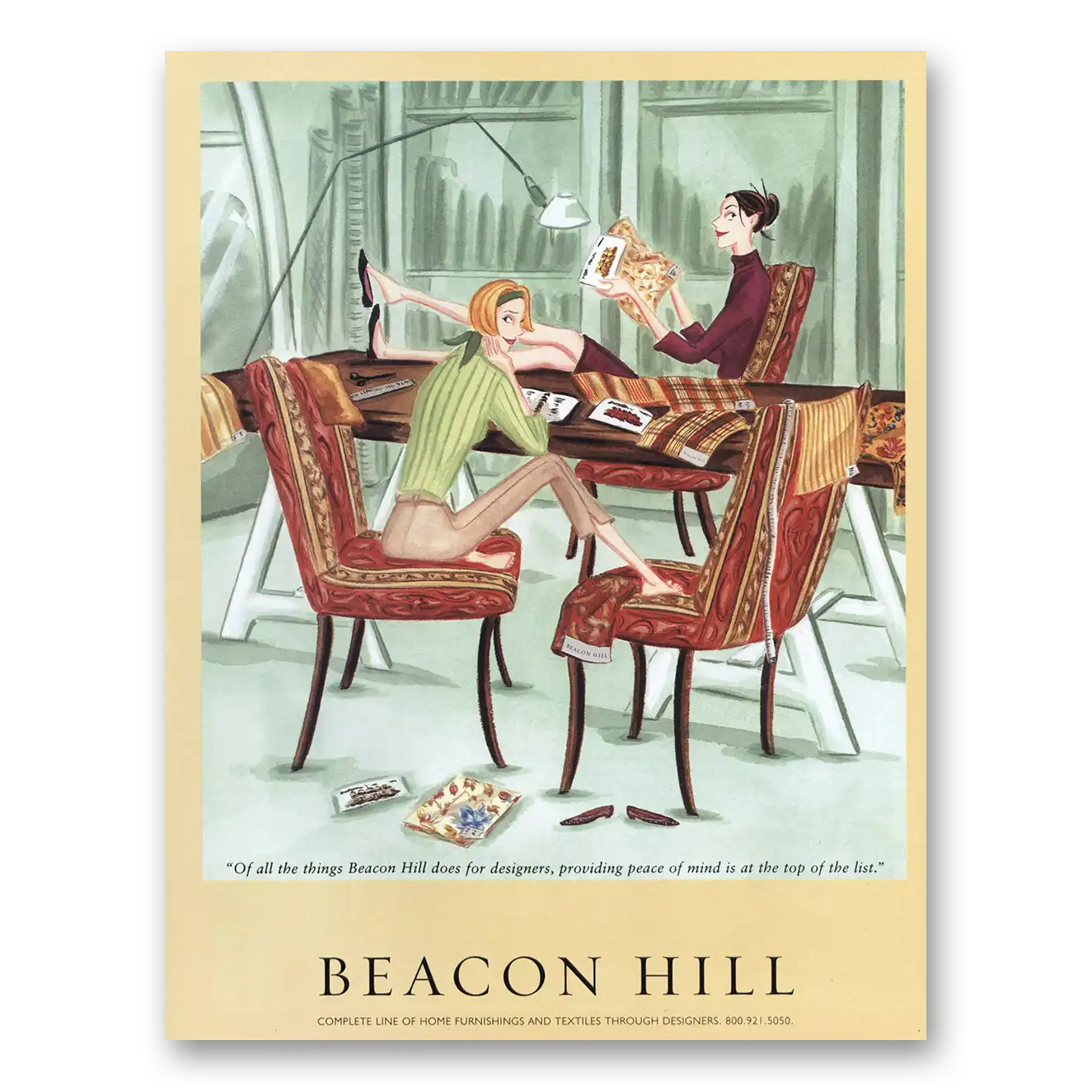 2000 Beacon Hill Providing Peace of Mind Top of the List Vintage Magazine Print Ad