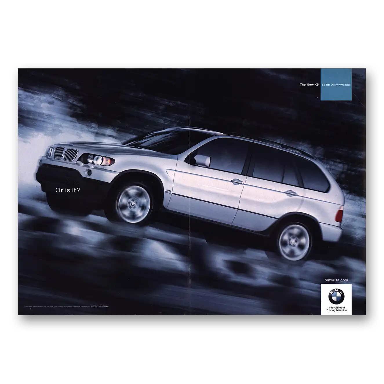 2000 BMW Not Feeling You Can Get Every Day Vintage Magazine Print Ad