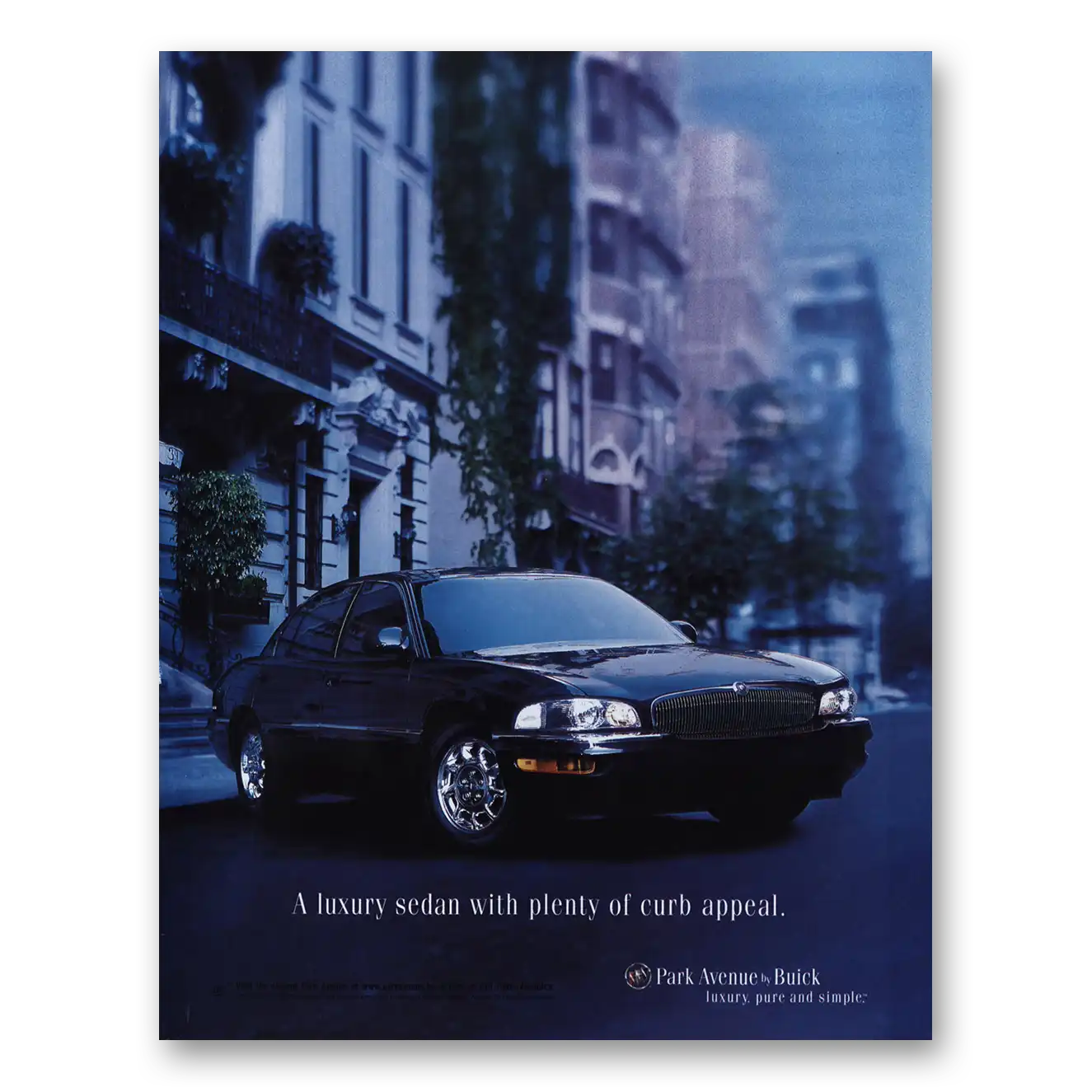 2000 Buick Park Avenue Plenty of Curb Appeal Vintage Magazine Print Ad