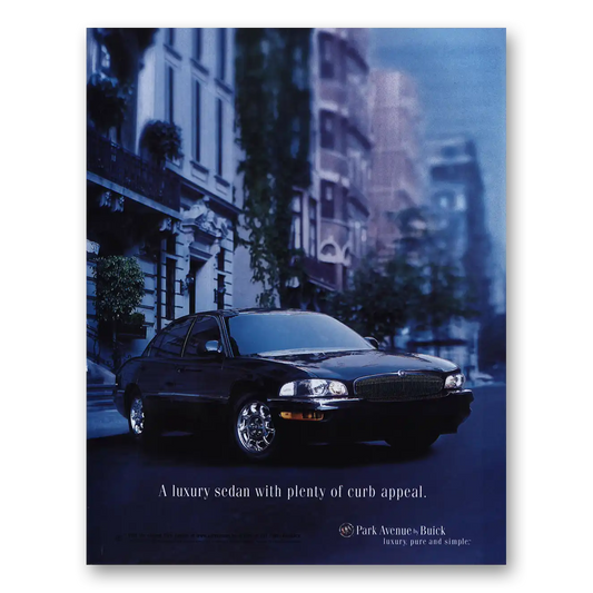 2000 Buick Park Avenue Plenty of Curb Appeal Vintage Magazine Print Ad