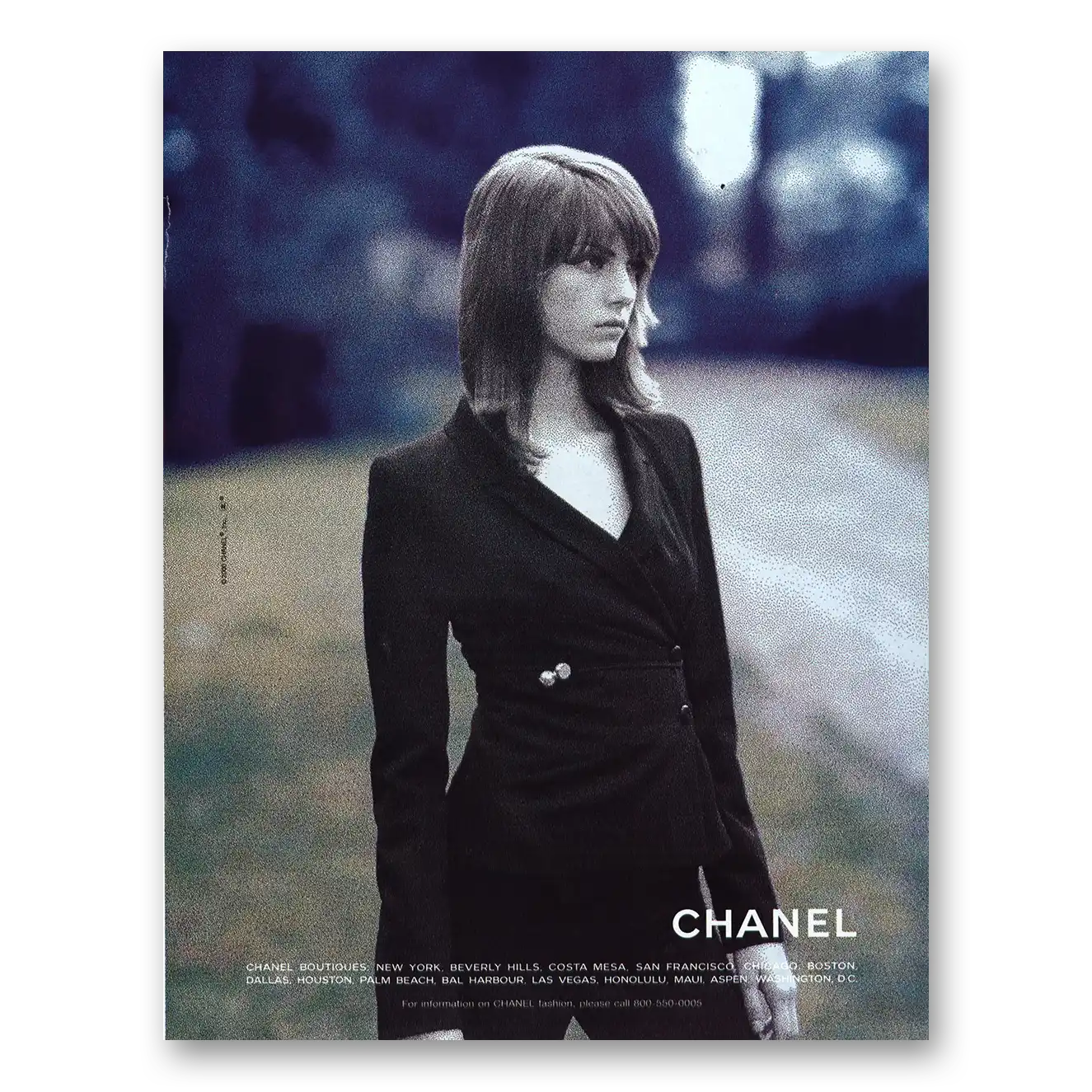 2000 Chanel SS 2000 Vintage Magazine Print Ad