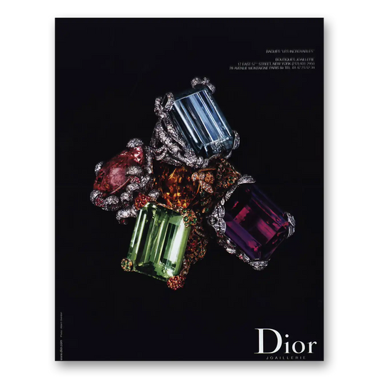 2000 Dior Bagues Les Incroyables Vintage Magazine Print Ad