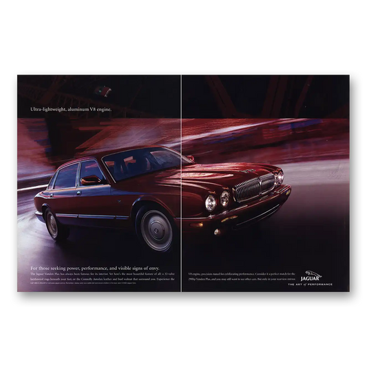 2000 Jaguar Vanden Plas Ultra Lightweight Vintage Magazine Print Ad