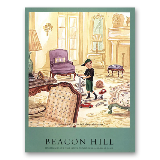 2001 Beacon Hill Little Things That Count Vintage Magazine Print Ad