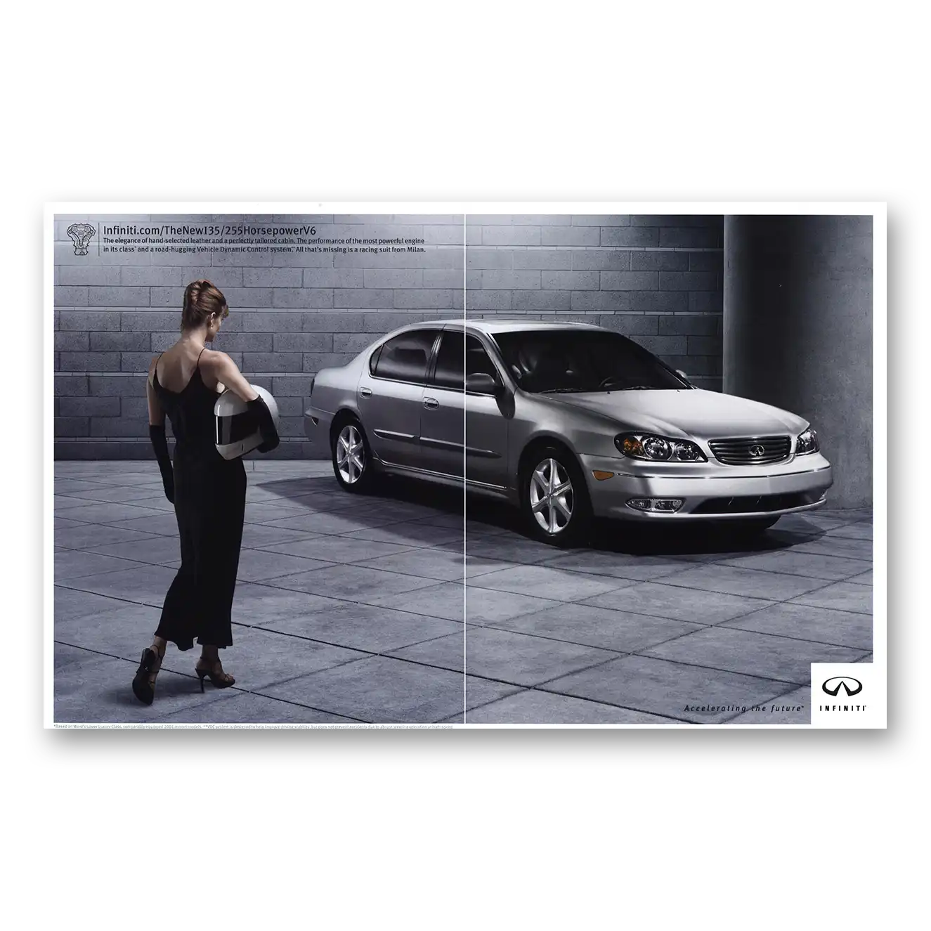 2002 Infiniti The New 135 Vintage Magazine Print Ad