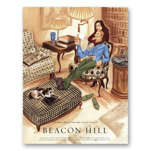 2002 Beacon Hill Make House Home Vintage Magazine Print Ad