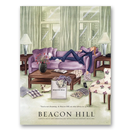 2002 Beacon Hill Not Dreaming Vintage Magazine Print Ad