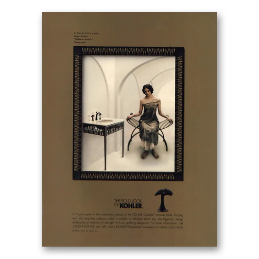 2002 Kohler Telekinetic Aesthetic Vintage Magazine Print Ad