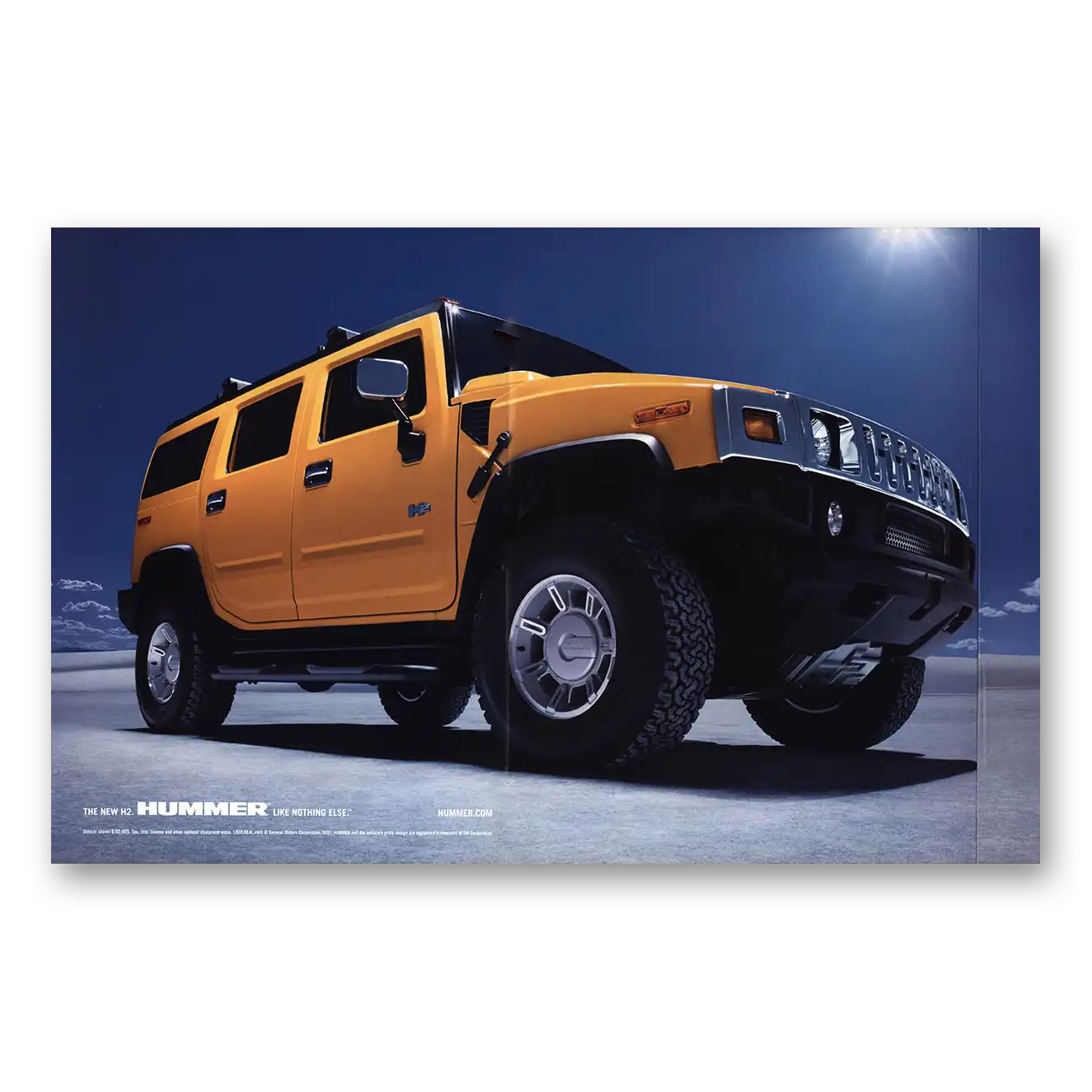 2003 Hummer Truck Shui Vintage Magazine Print Ad