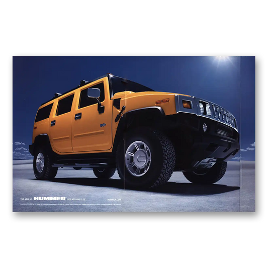 2003 Hummer Truck Shui Vintage Magazine Print Ad