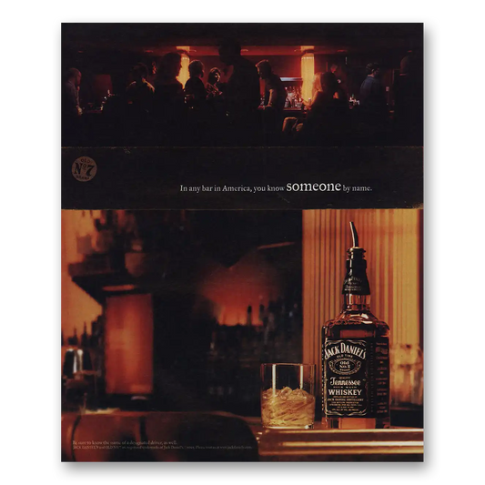 2003 Jack Daniels In Any Bar In America Vintage Magazine Print Ad