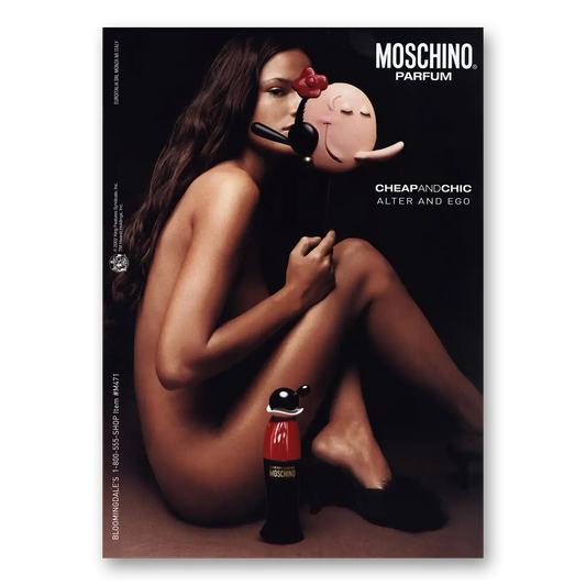 2002 Moschino Parfum Parfum Cheap and Chic Vintage Magazine Print Ad