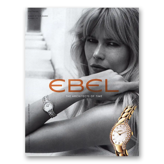 2004 Ebel Watch Architects of Time Vintage Magazine Print Ad