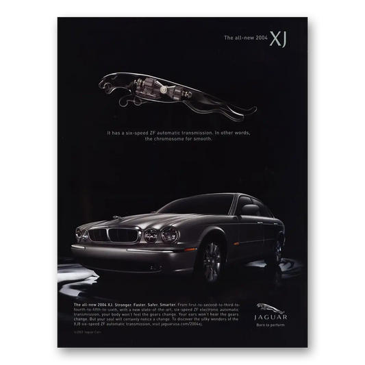 2004 Jaguar Six Speed ZF Automatic Transmission Vintage Magazine Print Ad