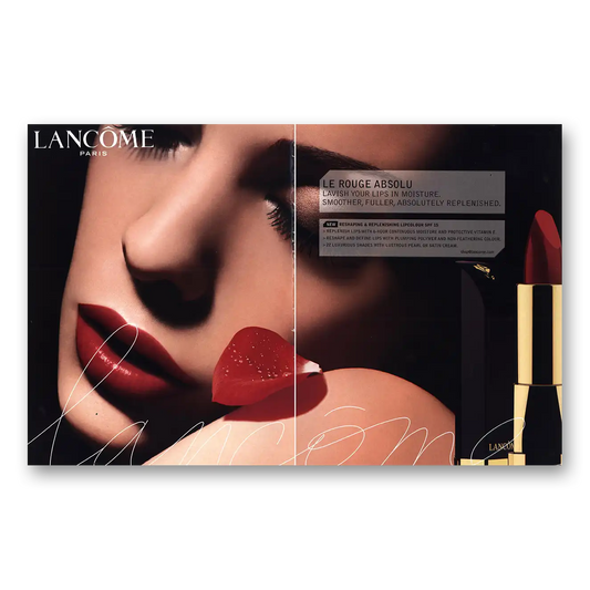 2006 Lancome Le Rouge Absolu Vintage Magazine Print Ad