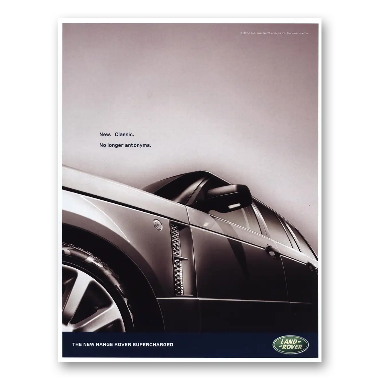 2006 Land Rover No Longer Antonyms Vintage Magazine Print Ad