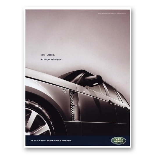 2006 Land Rover No Longer Antonyms Vintage Magazine Print Ad