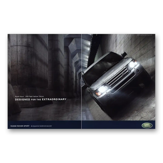 2006 Land Rover 200 Feet Below Tokyo Vintage Magazine Print Ad