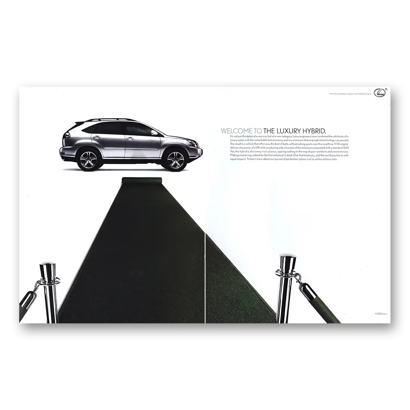 2006 Lexus Luxury Hybrid Vintage Magazine Print Ad