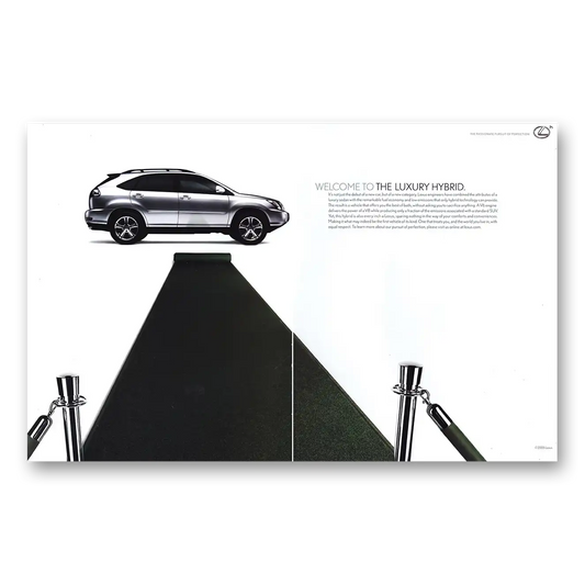 2006 Lexus Luxury Hybrid Vintage Magazine Print Ad