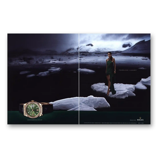 2006 Rolex Fearless Luxury Vintage Magazine Print Ad