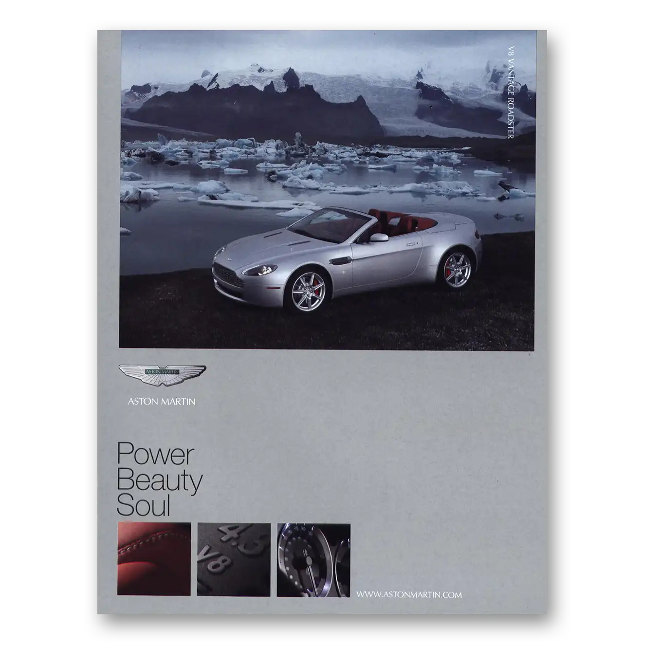 2007 Aston Martin Power Beauty Soul Vintage Magazine Print Ad