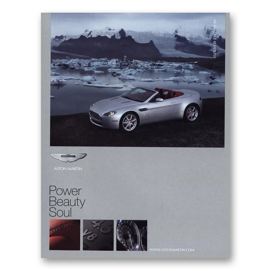 2007 Aston Martin Power Beauty Soul Vintage Magazine Print Ad