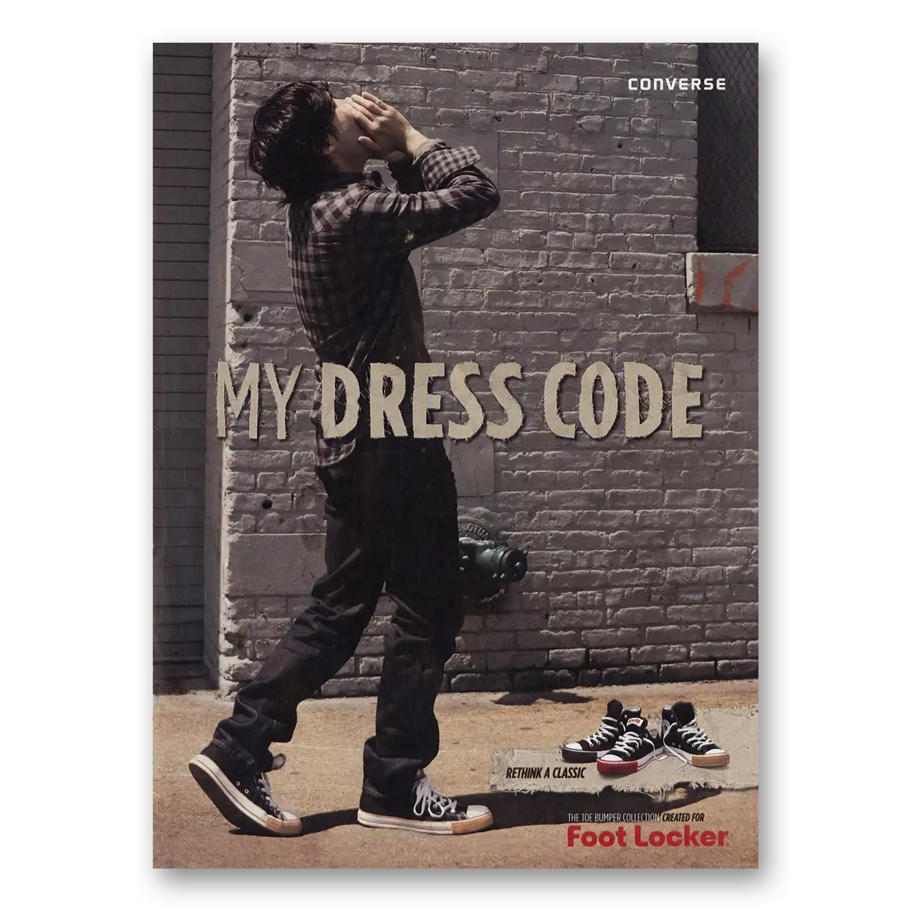 2009 Converse Shoes My Dress Code Vintage Magazine Print Ad