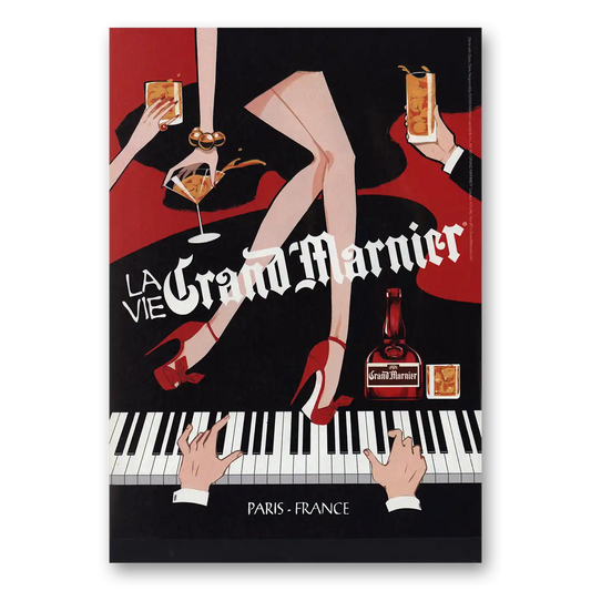 2009 Grand Marnier La Vie Grand Marnier Paris Vintage Magazine Print Ad