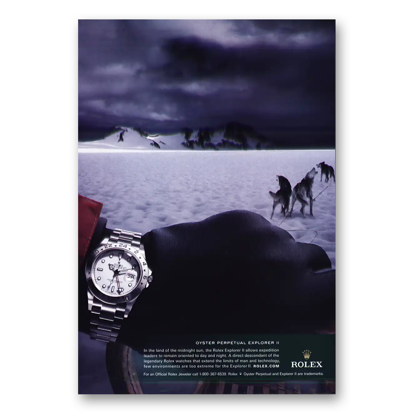 2009 Rolex Oyster Perpetual Explorer Vintage Magazine Print Ad