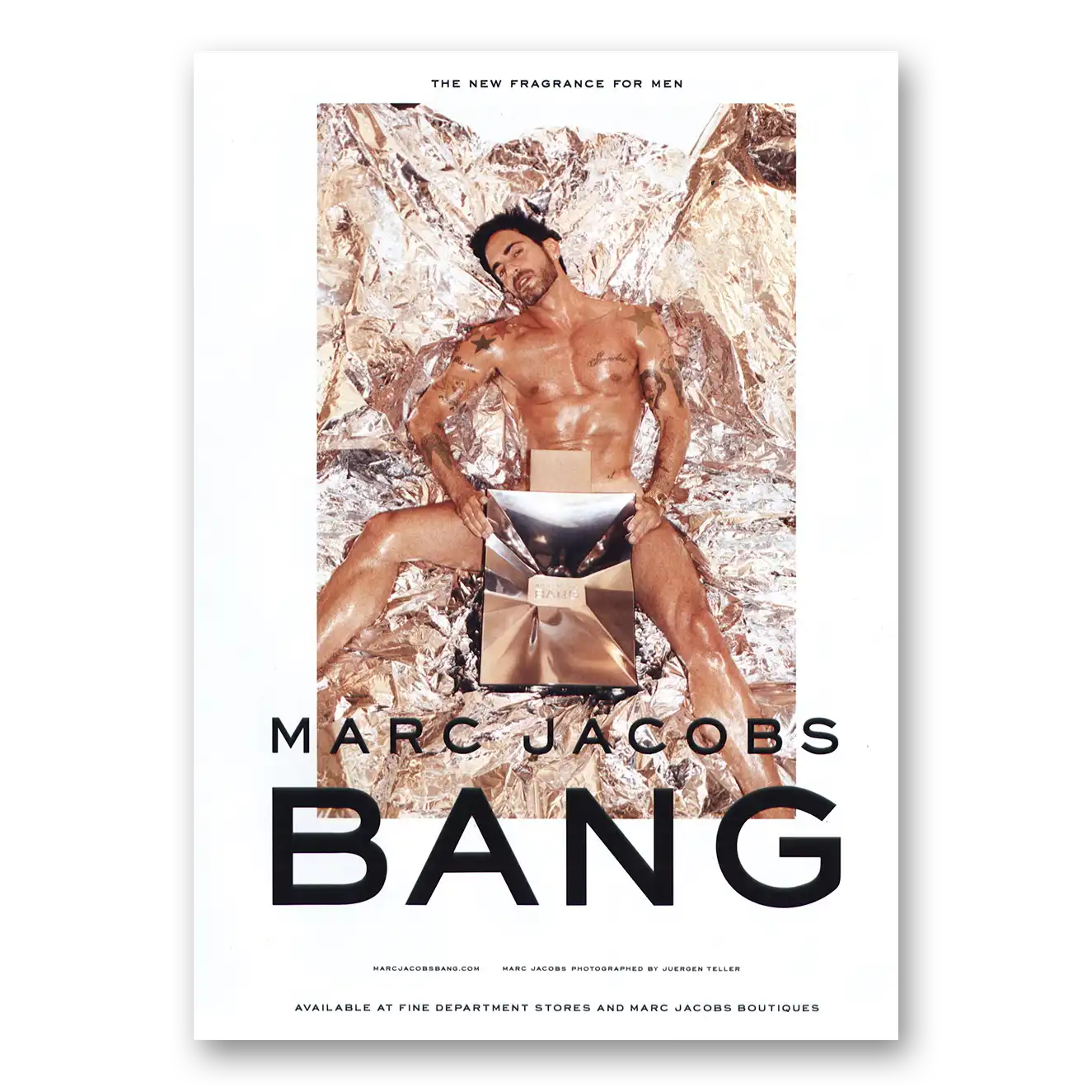 2010 Marc Jacobs Bang Fragrance Vintage Magazine Print Ad