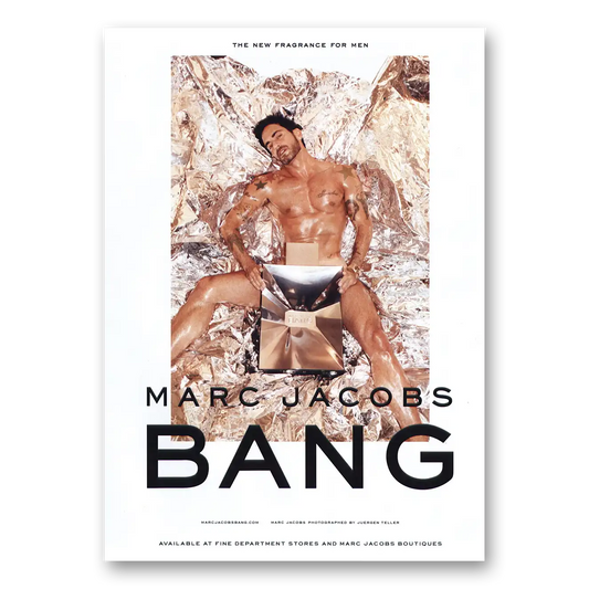 2010 Marc Jacobs Bang Fragrance Vintage Magazine Print Ad