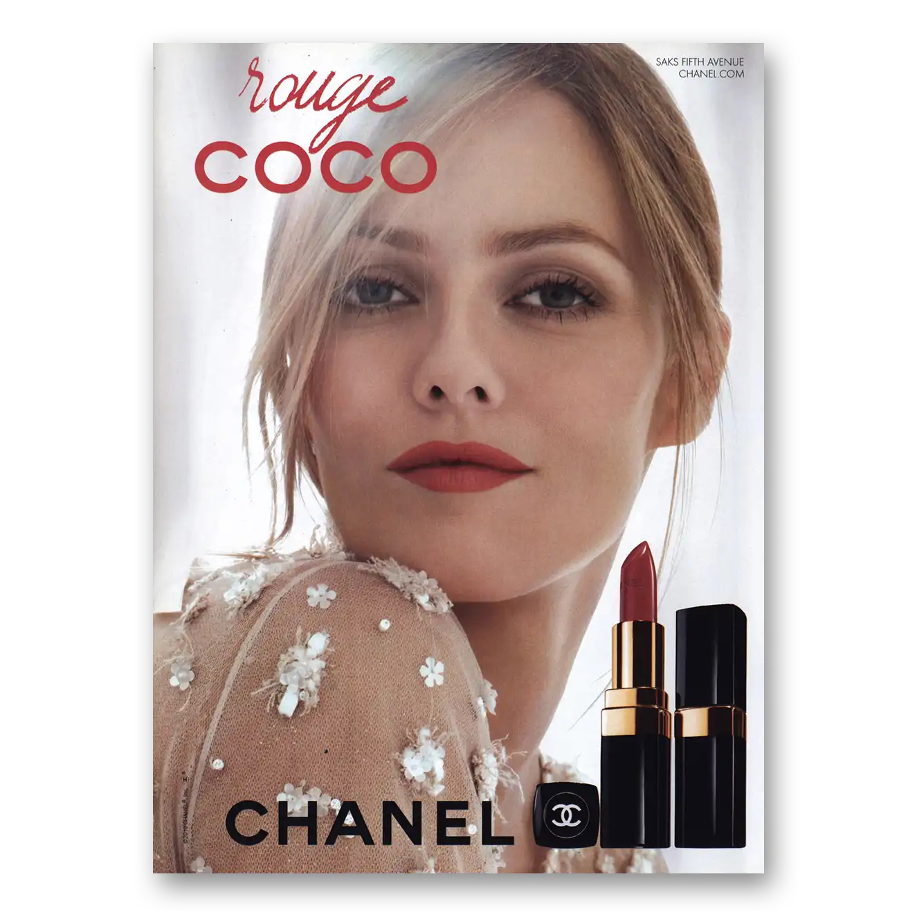 2010 Chanel Rouge Coco Vintage Magazine Print Ad