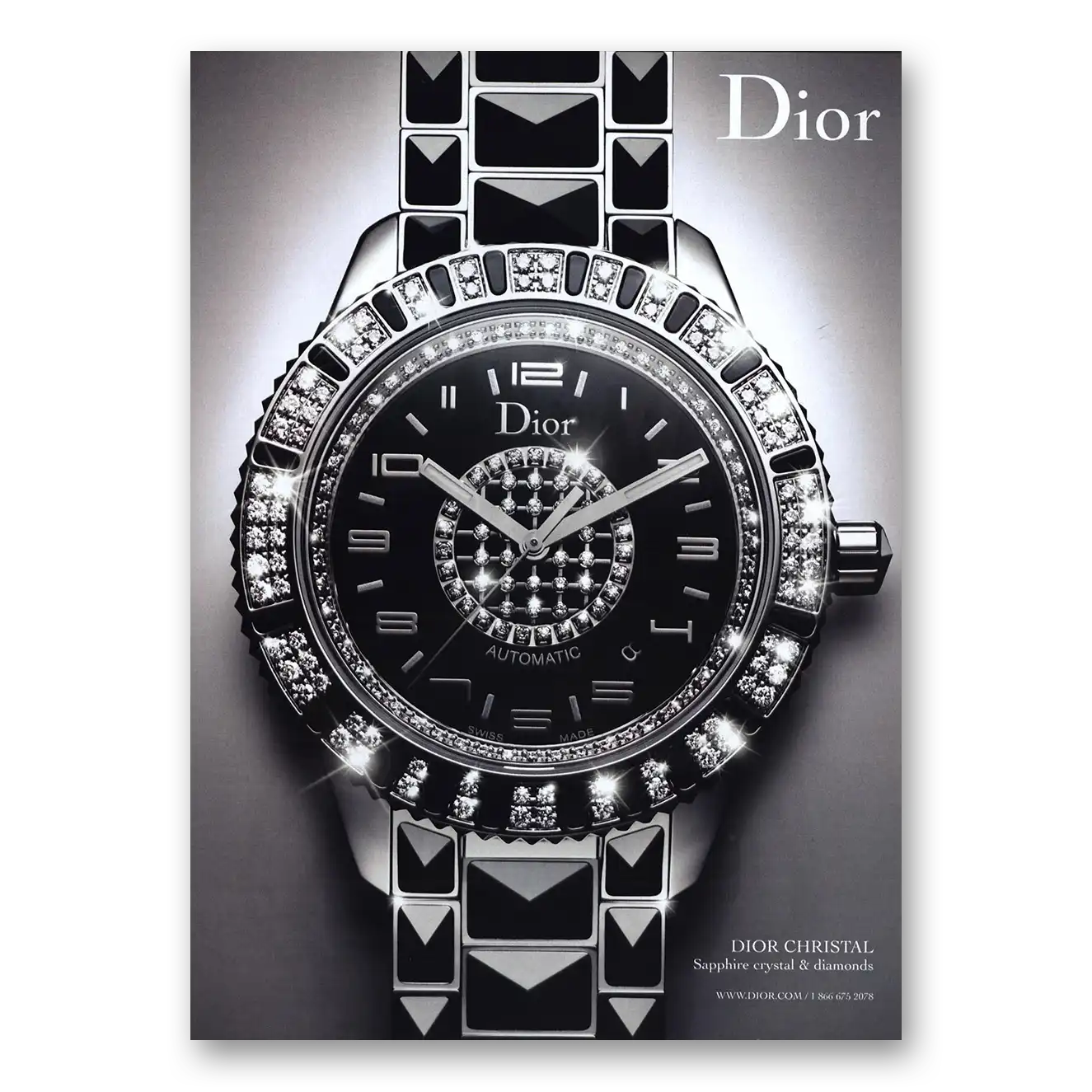 2010 Dior Christal Vintage Magazine Print Ad