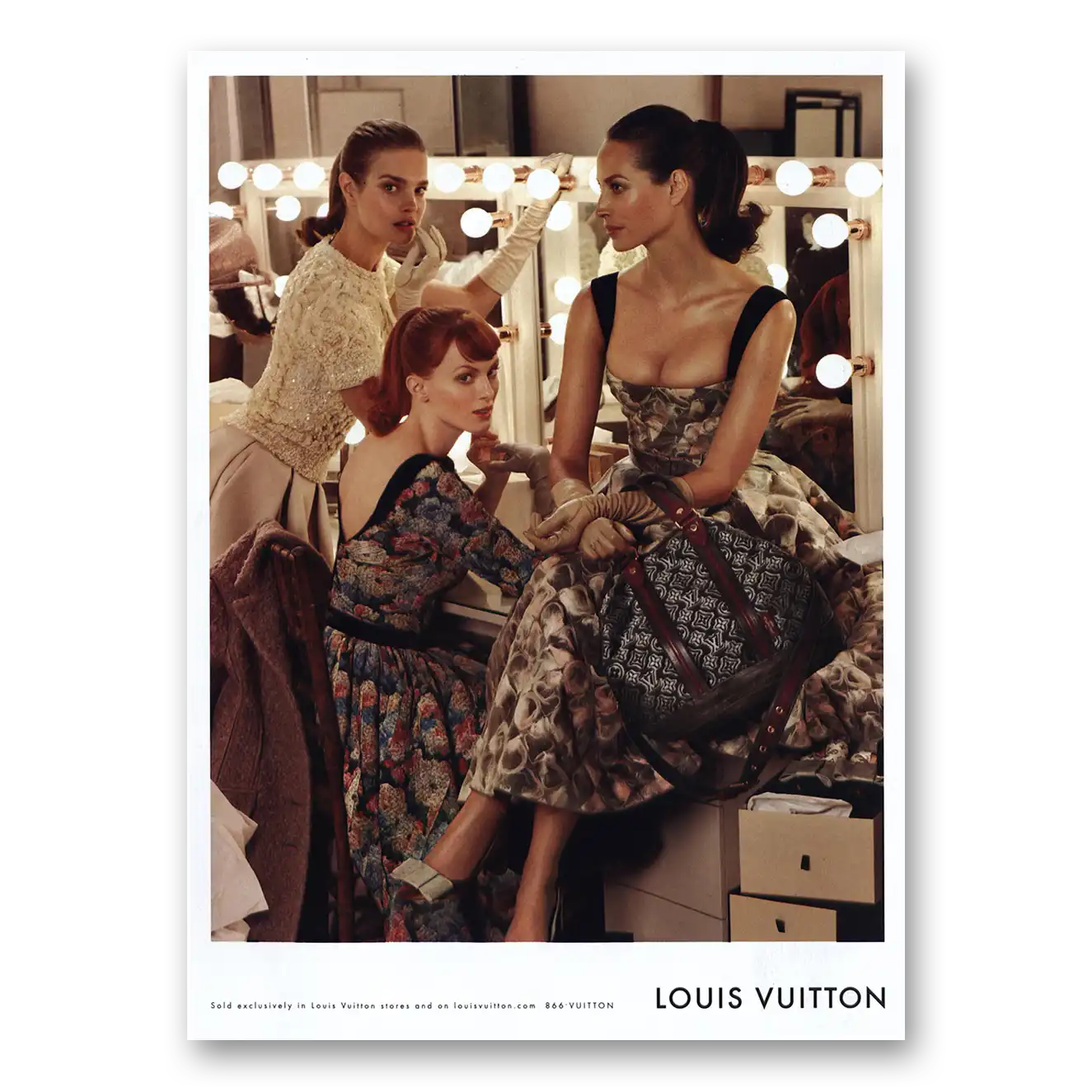 2010 Louis Vuitton Fashion Dresses Vintage Magazine Print Ad