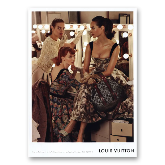 2010 Louis Vuitton Fashion Dresses Vintage Magazine Print Ad