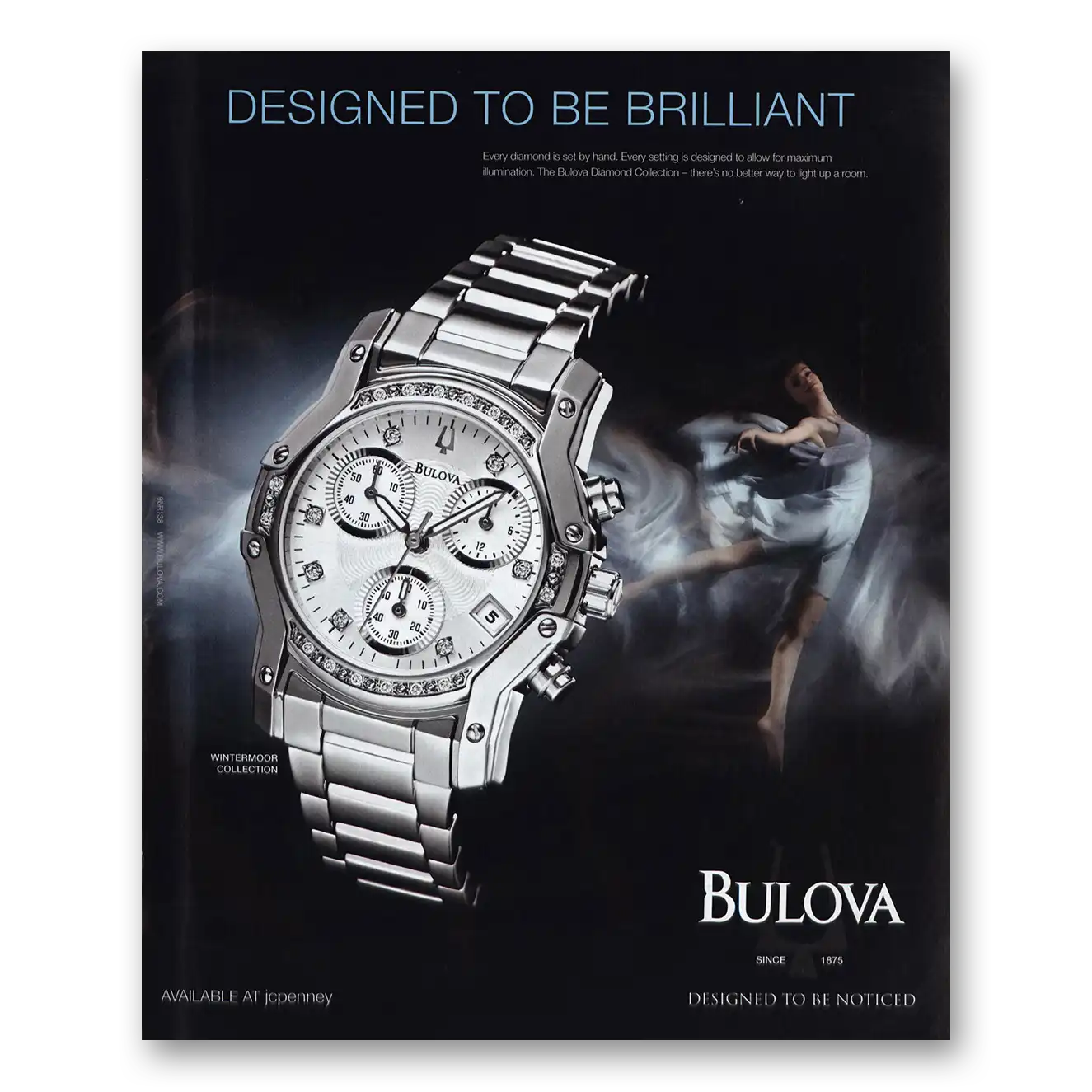 2011 Bulova Watch Designed To Be Brilliant Vintage Magazine Print Ad