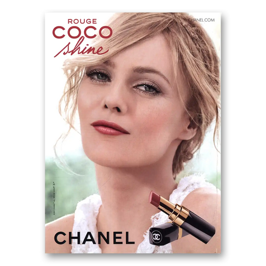 2011 Chanel Rouge Coco Shine Vintage Magazine Print Ad