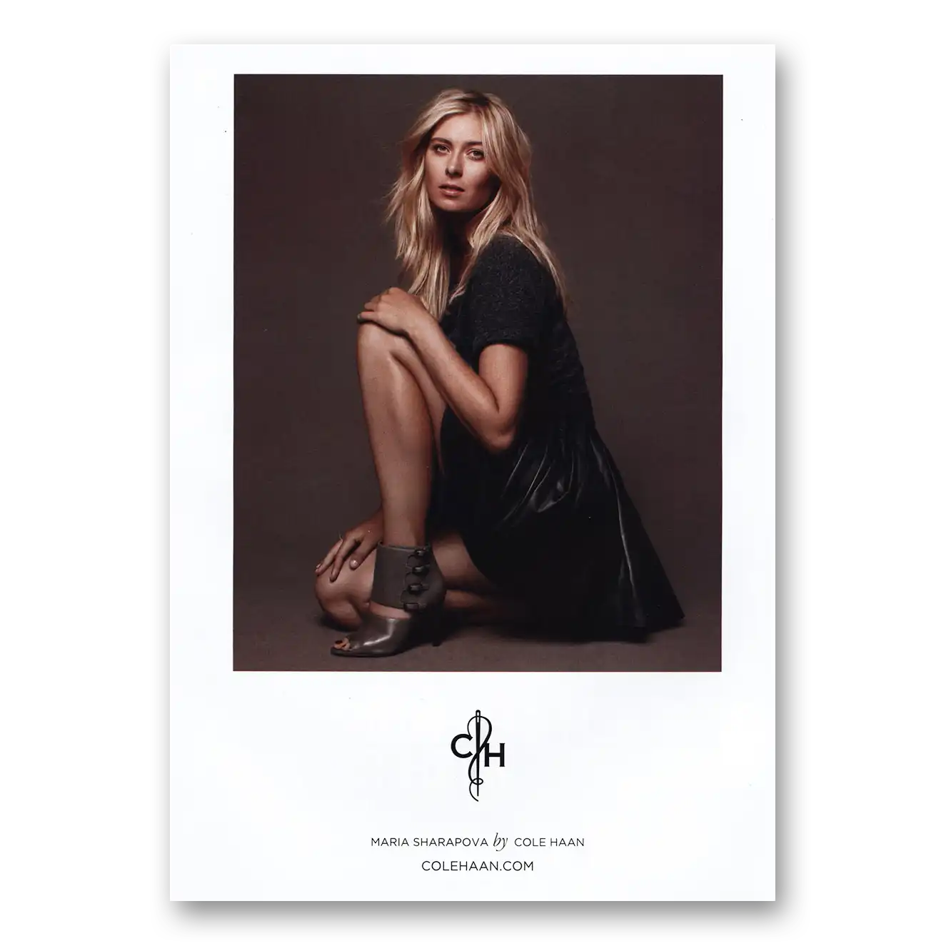 2011 Cole Haan Maria Sharapova Vintage Magazine Print Ad