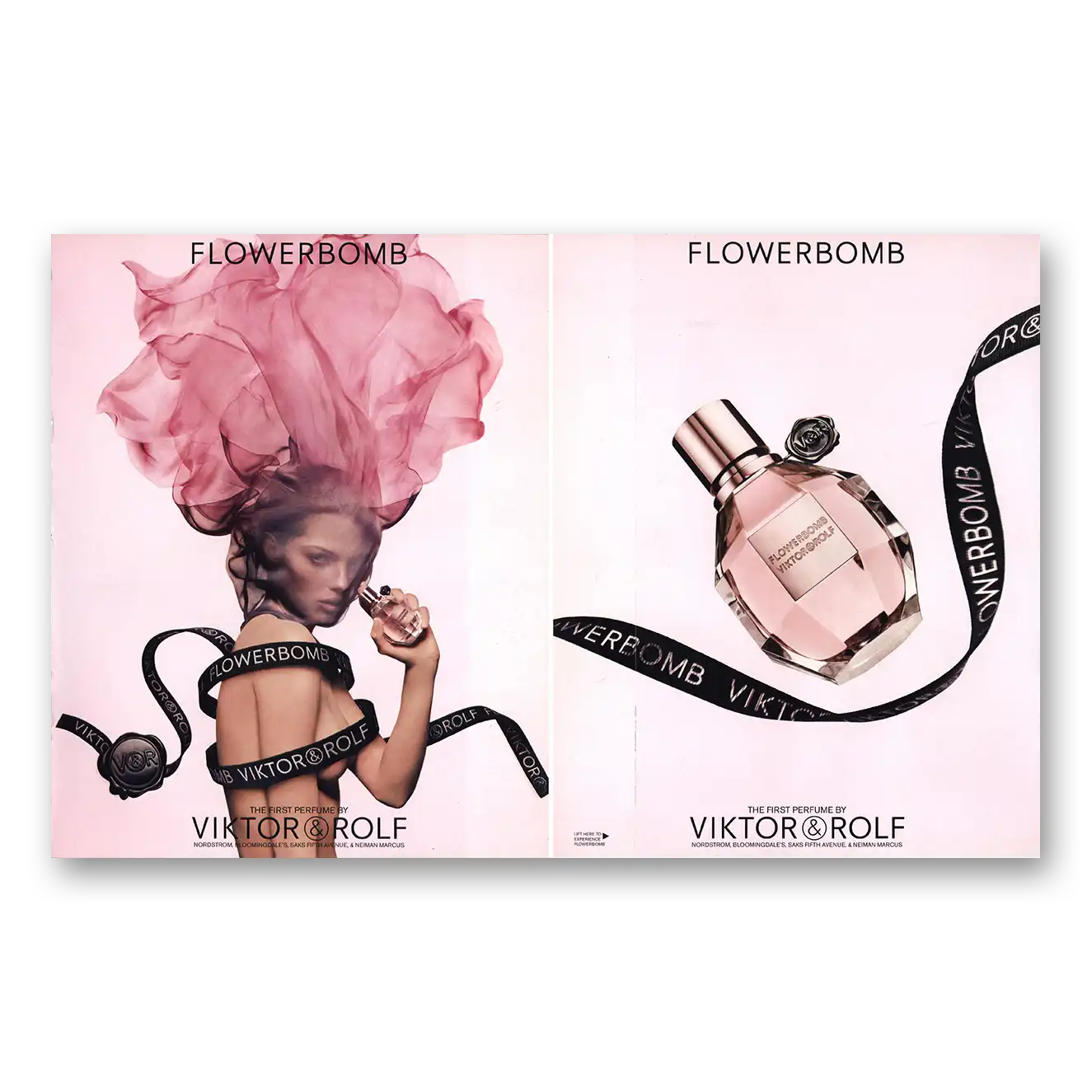 2011 Viktor & Rolf Flowerbomb Perfume Vintage Magazine Print Ad