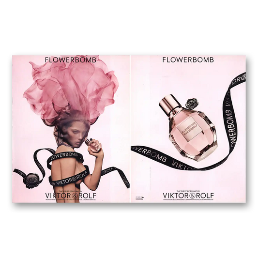 2011 Viktor & Rolf Flowerbomb Perfume Vintage Magazine Print Ad